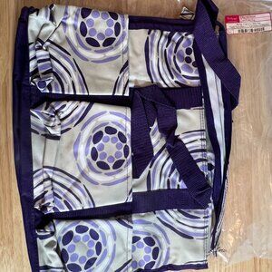 NIB Thirty-One Organizing Zip Top Utility Tote Geo Pop